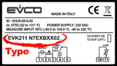 Étiquette EVCO EVRY CONTROL