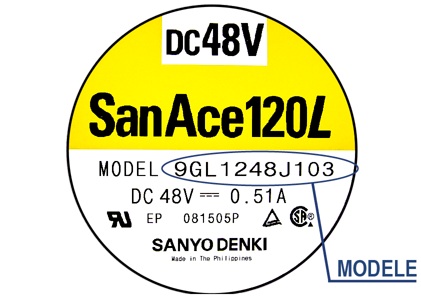 Étiquette SANYO DENKI