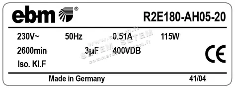 0004100535-VENTILATEUR EBMPAPST G2E120-AA12-50 2