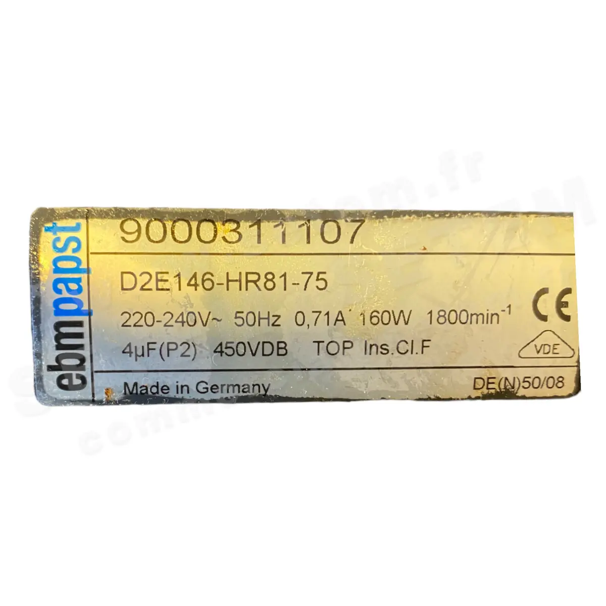 0004100578-VENTILATEUR EBM-PAPST D2E146-HR81-75