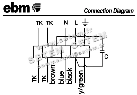 0004100580-VENTILATEUR EBMPAPST W4E350-DP06-38 "AW350E4K" 2