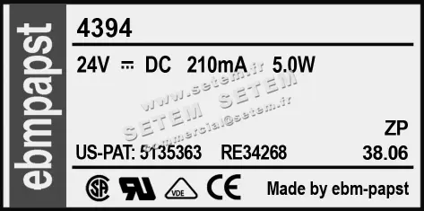 0004100638-VENTILATEUR EBMPAPST 4394 3