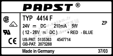 0004100645-VENTILATEUR EBMPAPST 4414F 3