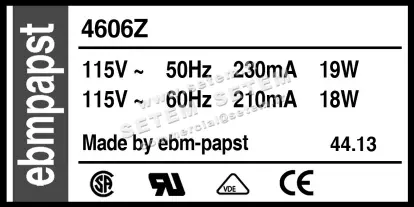 0004100654-VENTILATEUR EBMPAPST 4606Z 3