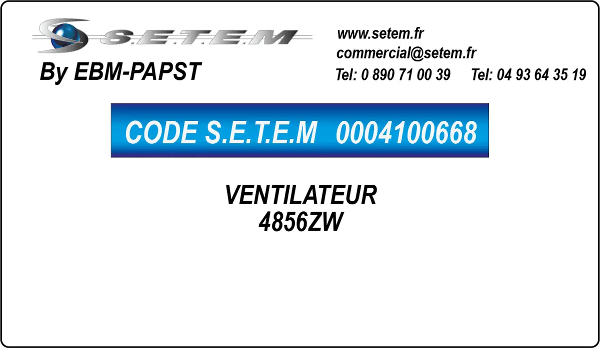 0004100668-VENTILATEUR EBMPAPST 4856ZW