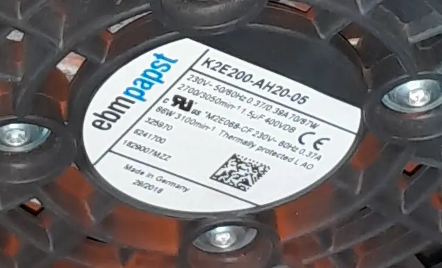 0004100672-VENTILATEUR EBM-PAPST K2E200-AH20-05