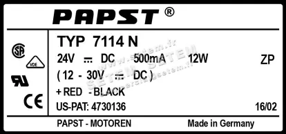 0004100695-VENTILATEUR EBMPAPST 7114N 3