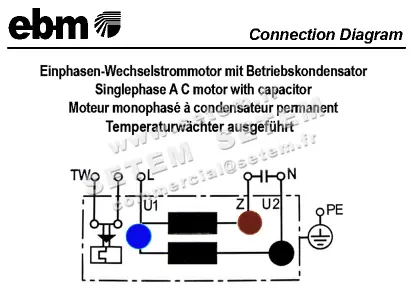 0004101165-MOTEUR EBM-PAPST M2E068-CF82-72 4