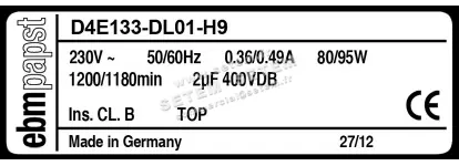 0004101517-VENTILATEUR EBMPAPST D4E133-DL01-H9 3