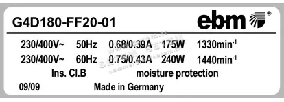 0004102550-VENTILATEUR EBMPAPST G4D180-FF20-01 3