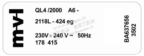 0004102688-VENTILATEUR EBMPAPST QL4.2000A6.2118L.424EG 2