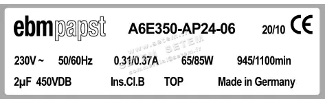 0004103068-MOTOHELICE EBMPAPST A6E350.AP24.06 2