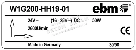 0004103862-VENTILATEUR EBMPAPST W1G200.HH19.01 2