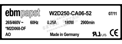 0004103936-VENTILATEUR EBMPAPST W2D250.CA06.52 3
