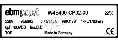 0004104635-VENTILATEUR EBMPAPST W4E400.CP02.30 3