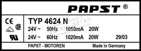 0004104786-VENTILATEUR EBMPAPST 4624N 3