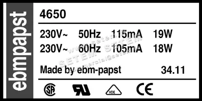 0004104787-VENTILATEUR EBMPAPST 4650Z 3