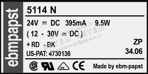 0004104798-VENTILATEUR EBMPAPST 5114N 3