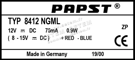 0004104811-VENTILATEUR EBMPAPST 8412NGML 3