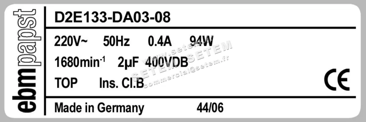 0004104828-VENTILATEUR EBMPAPST D2E133.DA03.08 3