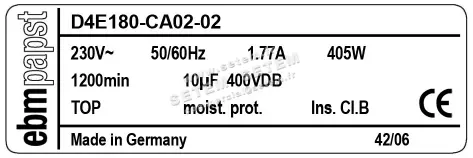 0004104843-VENTILATEUR EBMPAPST D4E180.CA02.02 3