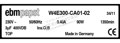 0004104931-VENTILATEUR EBMPAPST W4E300.CA01.02 3