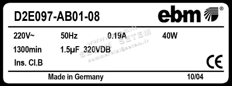 0004104951-VENTILATEUR EBMPAPST D2E097.AB01.08 3