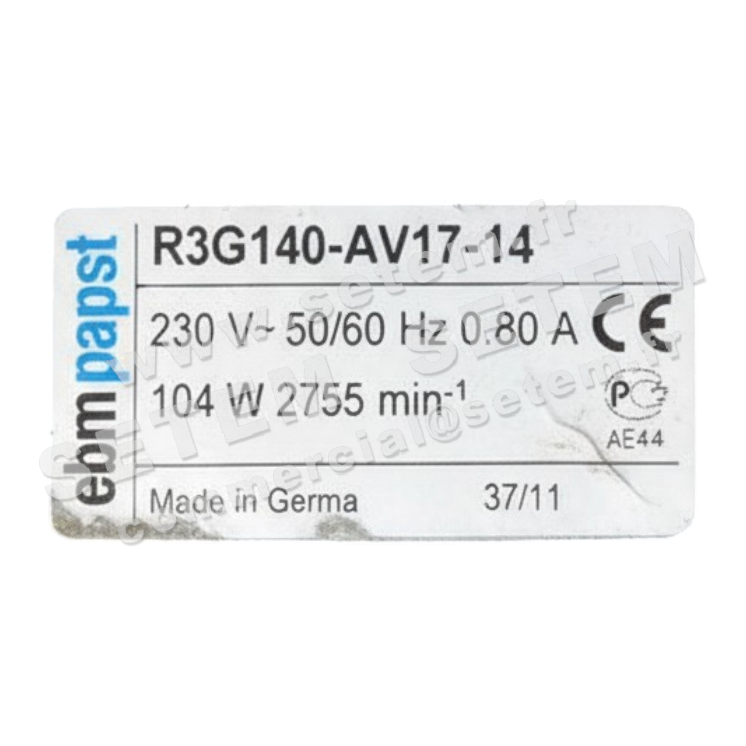 ‌‌‌MOTOTURBINE R3G140-AV17-14 3