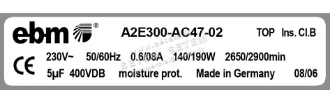 0004105086-MOTOHELICE EBMPAPST A2E300-AC47-02 3