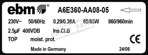 0004105089-MOTOHELICE EBMPAPST A6E360.AA08.05 3