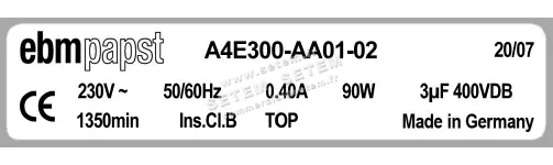 0004105137-MOTOHELICE EBMPAPST A4E300.AA01.02 3