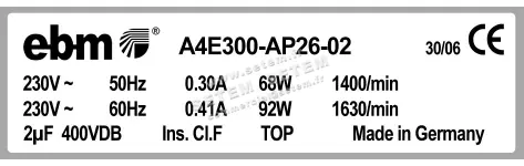 0004105141-MOTOHELICE EBMPAPST A4E300.AP26.02 3