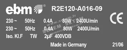 0004105172-MOTOTURBINE EBMPAPST R2E120-AO16-09 5