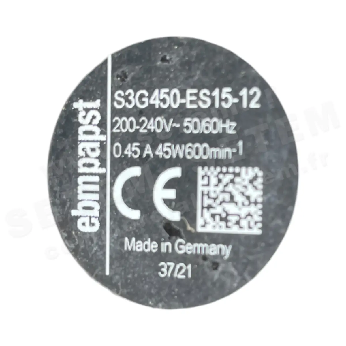 0004105178-VENTILATEUR EBM-PAPST S3G450-ES15-12