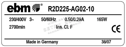 0004105181-MOTOTURBINE EBMPAPST R2D225.AG02.10 3