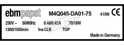 0004105205-MOTEUR EBMPAPST M4Q045-DA01-75 3