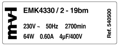 0004105286-MOTEUR EBMPAPST EMK4330/2.19BM 3