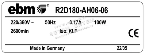 0004105293-MOTOTURBINE EBMPAPST R2D180-AH06-06 3