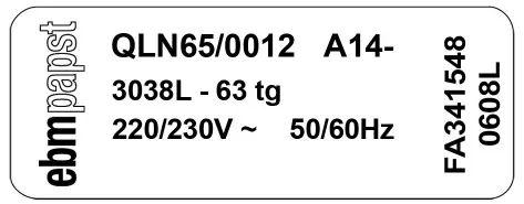 0004105403-VENTILATEUR EBMPAPST QLN65/0012A14.3038L.63TG 2