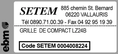 0004105409-GRILLE EBMPAPST DE COMPACT LZ24B 2