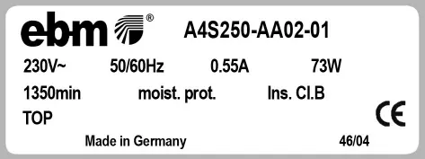 0004105413-MOTOHELICE EBMPAPST A4S250.AA02.01 3