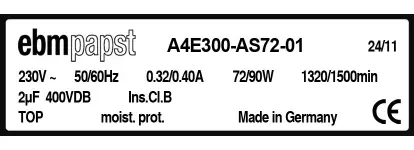 0004105418-MOTOHELICE EBMPAPST A4E300.AS72.01 3