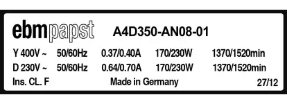 0004105422-MOTOHELICE EBMPAPST A4D350.AN08.01 3