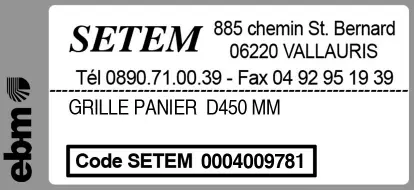 0004105425-GRILLE EBMPAPST PANIER D450MM 2