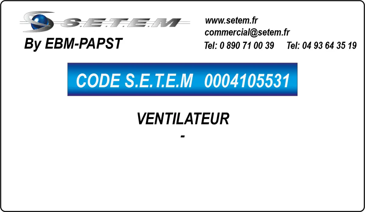 0004105531-VENTILATEUR EBMPAPST