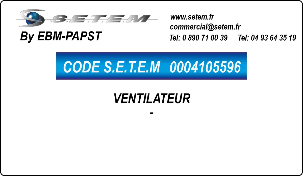0004105596-VENTILATEUR EBMPAPST