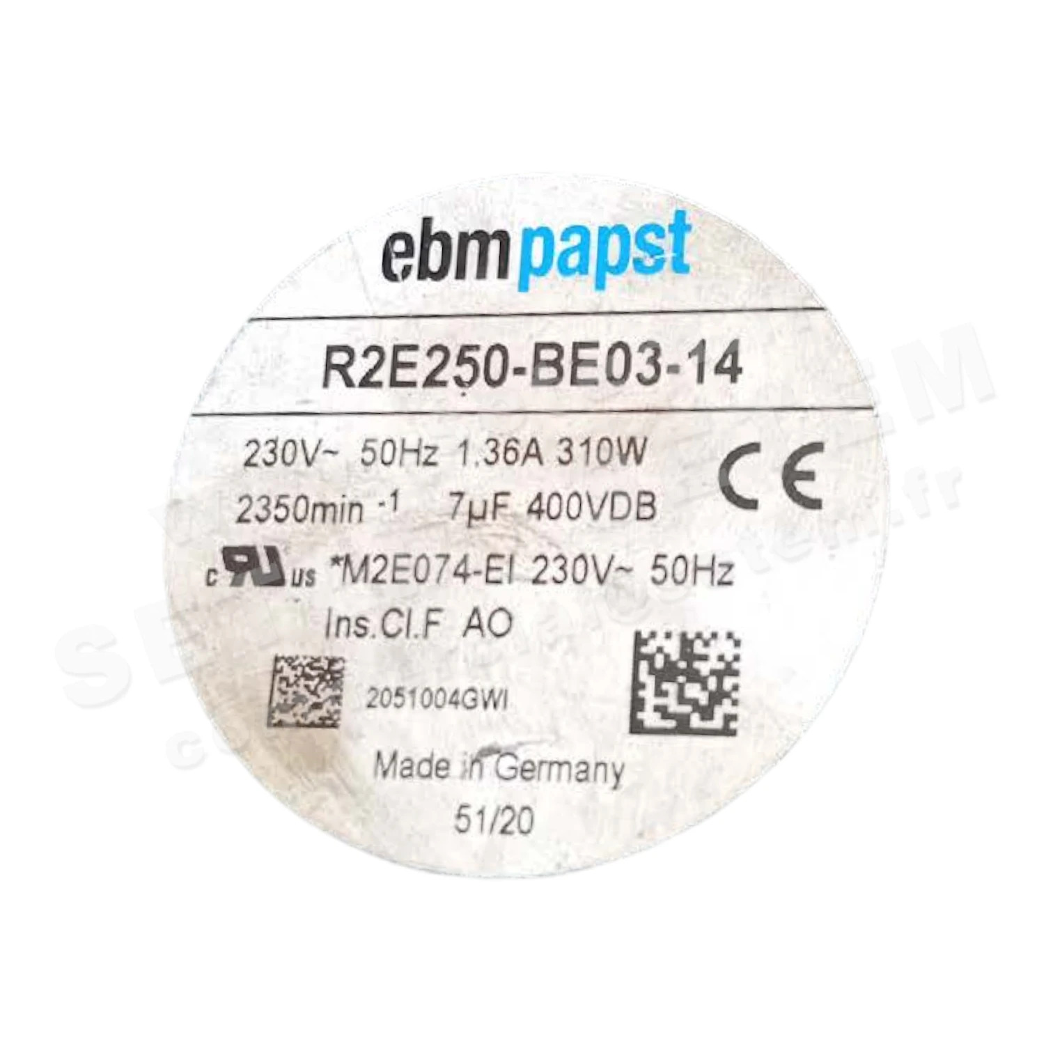 0004105703-VENTILATEUR EBMPAPST R2E250-BE03-14 2