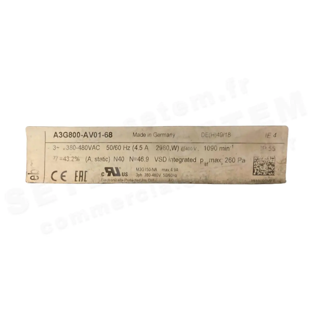 0004105992-MOTOHELICE EBMPAPST A3G800-AV01-68