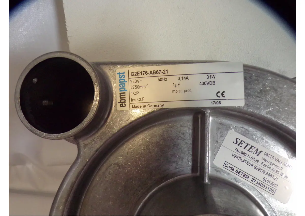 0004109014-VENTILATEUR EBMPAPST G2E176-AB67-21 3