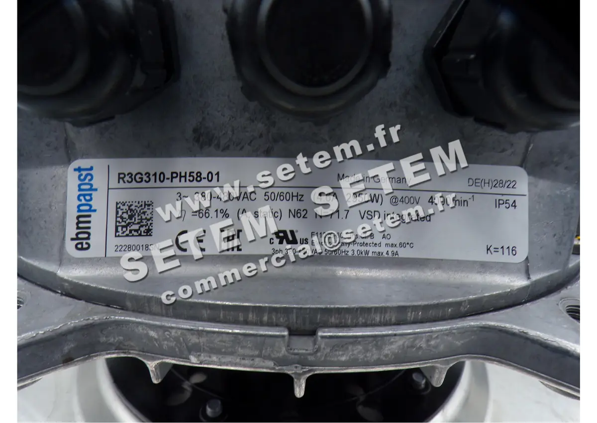 0004109042-MOTOTURBINE EBMPAPST R3G310.PH58.01 4